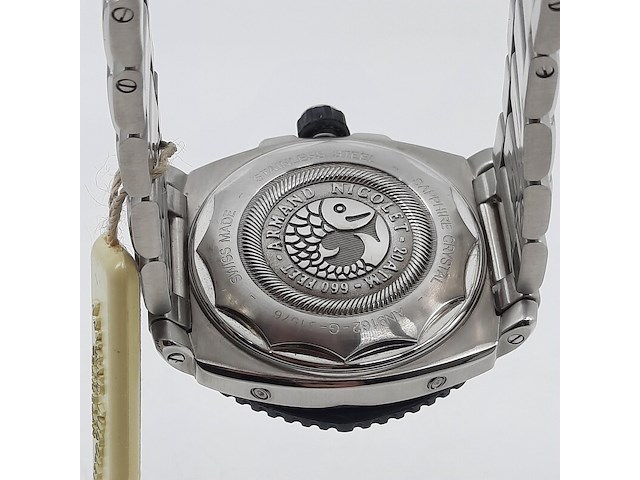 Heren polshorloge, armand nicolet, 9162-g-m9168 - afbeelding 9 van  30