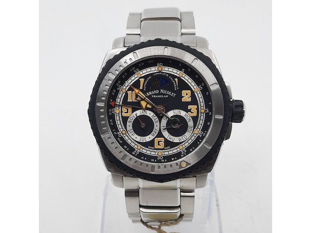 Heren polshorloge, armand nicolet, 9162-g-m9168 - afbeelding 1 van  30