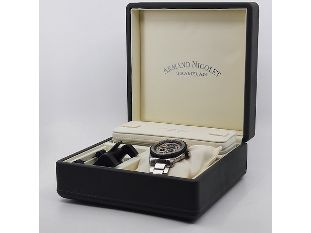 Heren polshorloge, armand nicolet, 9162-g-m9168 - afbeelding 13 van  30