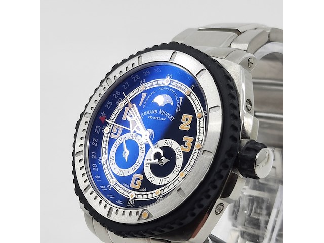 Heren polshorloge, armand nicolet, 9162-g-m9168 - afbeelding 30 van  30