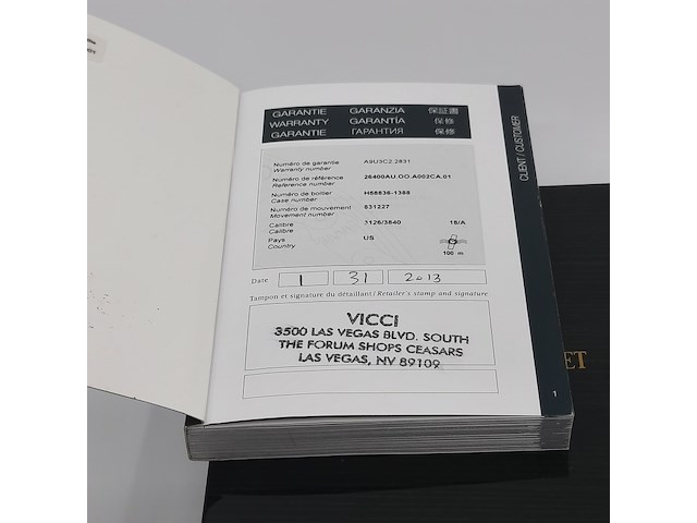 Heren polshorloge, audemars piguet, royal oak offshore 26400au.oo.a002ca.01 - afbeelding 27 van  36