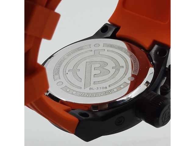 Heren polshorloge, ballast, bl3108 - afbeelding 6 van  19