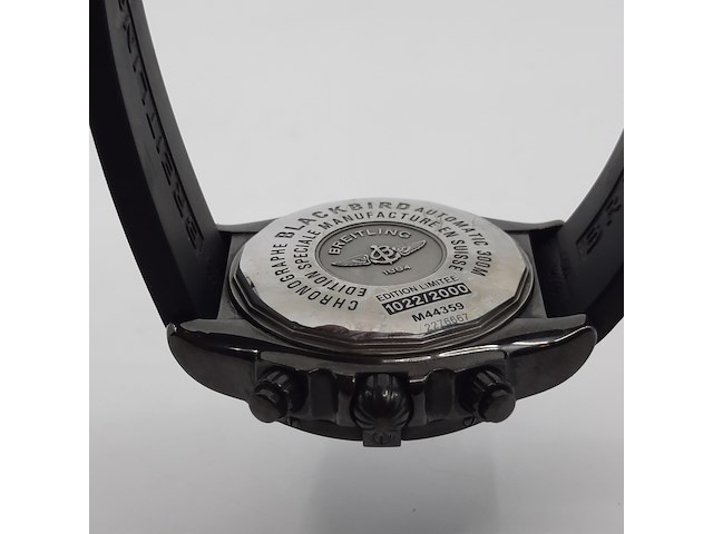 Heren polshorloge, breitling, black bird m44359 (1022/2000) - afbeelding 10 van  28