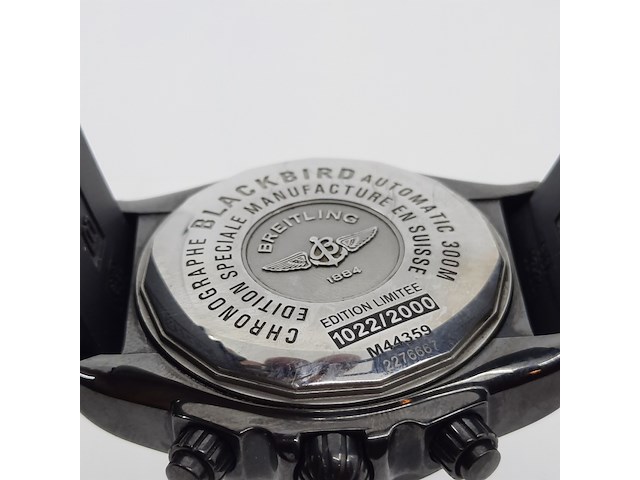 Heren polshorloge, breitling, black bird m44359 (1022/2000) - afbeelding 17 van  28