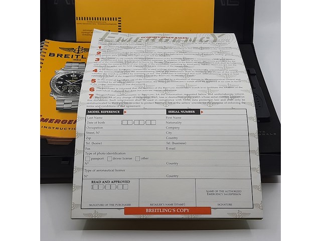 Heren polshorloge, breitling, emergency e76321 - afbeelding 43 van  49