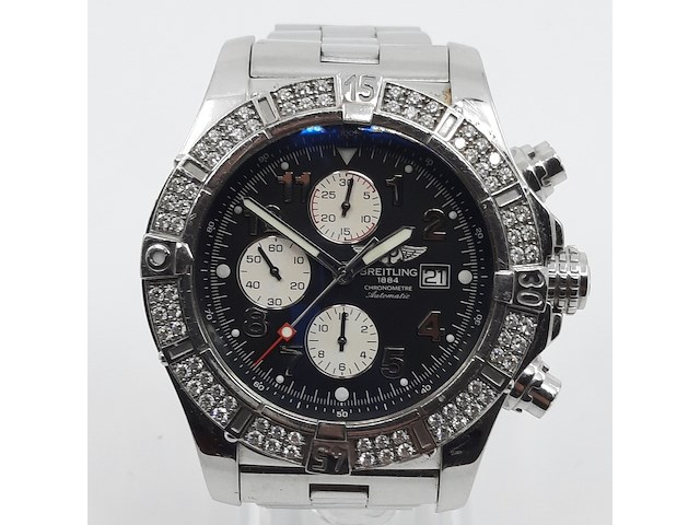Heren polshorloge, breitling, super avenger a13370 - afbeelding 12 van  31