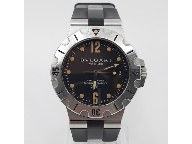 Heren polshorloge, bulgari, diagono - afbeelding 1 van  17