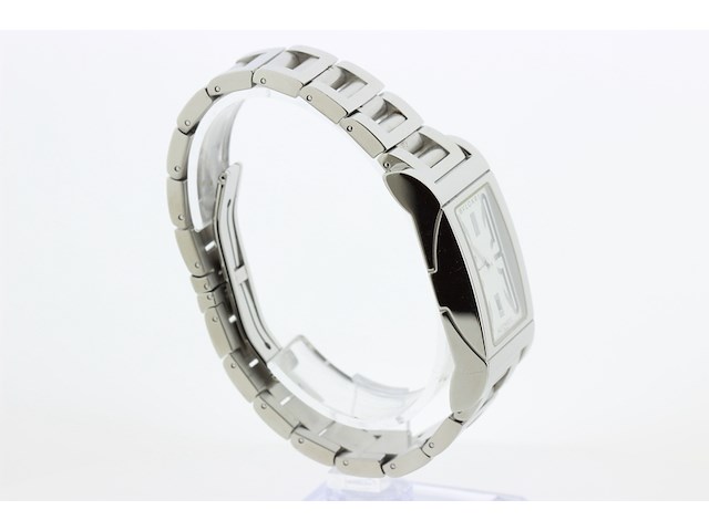 Heren polshorloge, bvlgari, rettangolo, witte wijzerplaat, ca 2000 - afbeelding 3 van  10