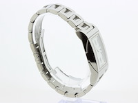 Heren polshorloge, bvlgari, rettangolo, witte wijzerplaat, ca 2000 - afbeelding 3 van  10