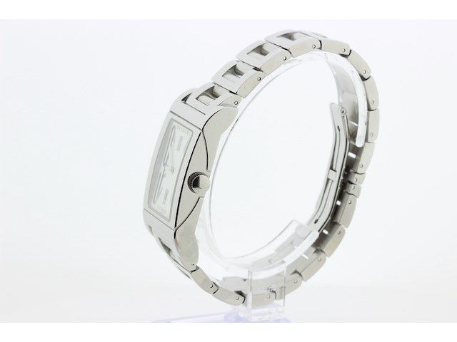 Heren polshorloge, bvlgari, rettangolo, witte wijzerplaat, ca 2000 - afbeelding 5 van  10