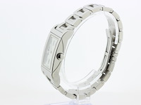 Heren polshorloge, bvlgari, rettangolo, witte wijzerplaat, ca 2000 - afbeelding 5 van  10