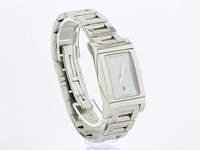 Heren polshorloge, bvlgari, rettangolo, witte wijzerplaat, ca 2000 - afbeelding 2 van  9