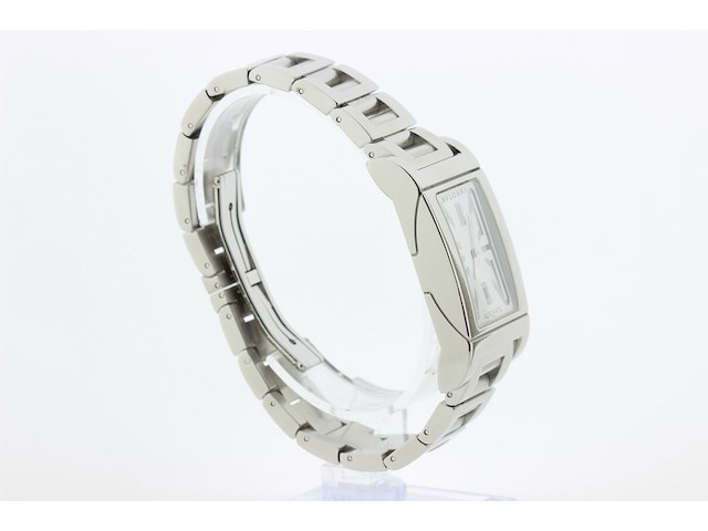 Heren polshorloge, bvlgari, rettangolo, witte wijzerplaat, ca 2000 - afbeelding 3 van  9