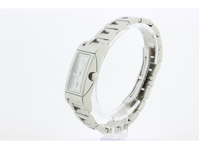 Heren polshorloge, bvlgari, rettangolo, witte wijzerplaat, ca 2000 - afbeelding 5 van  9