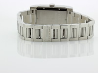 Heren polshorloge, bvlgari, rettangolo, witte wijzerplaat, ca 2000 - afbeelding 6 van  9