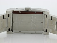 Heren polshorloge, bvlgari, rettangolo, witte wijzerplaat, ca 2000 - afbeelding 8 van  9