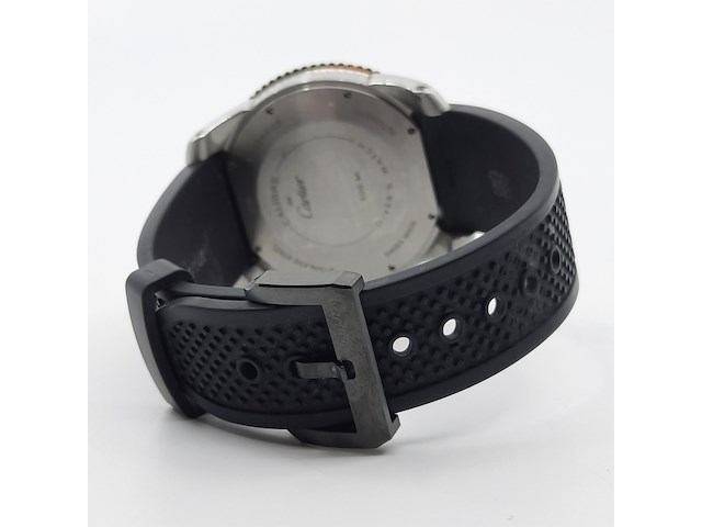 Heren polshorloge, cartier, calibre de cartier divers watch 3729 - afbeelding 4 van  24
