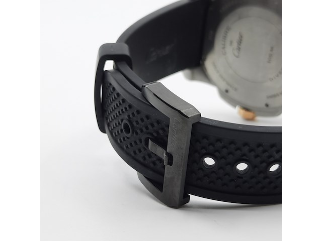 Heren polshorloge, cartier, calibre de cartier divers watch 3729 - afbeelding 5 van  24