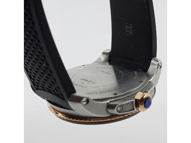 Heren polshorloge, cartier, calibre de cartier divers watch 3729 - afbeelding 7 van  24