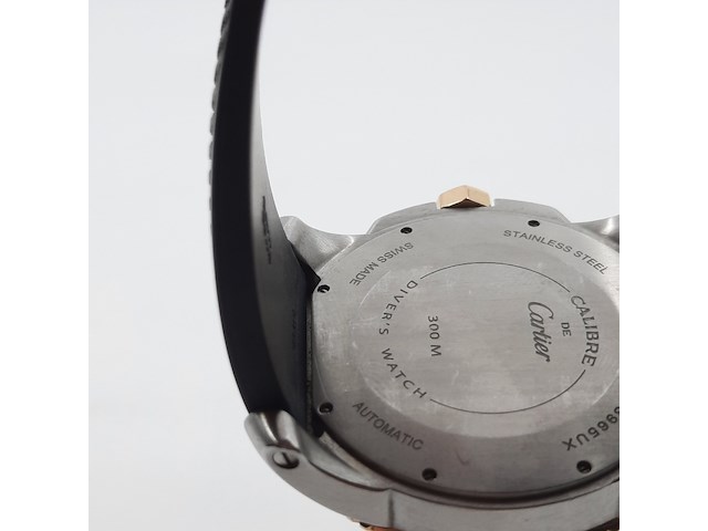 Heren polshorloge, cartier, calibre de cartier divers watch 3729 - afbeelding 11 van  24