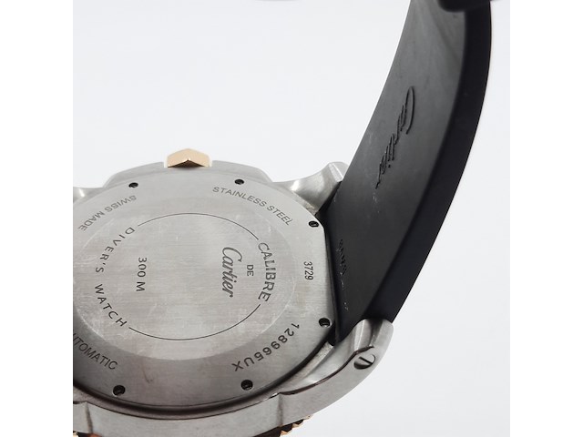 Heren polshorloge, cartier, calibre de cartier divers watch 3729 - afbeelding 13 van  24