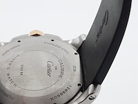 Heren polshorloge, cartier, calibre de cartier divers watch 3729 - afbeelding 13 van  24