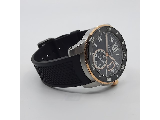 Heren polshorloge, cartier, calibre de cartier divers watch 3729 - afbeelding 14 van  24