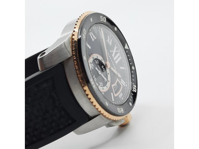 Heren polshorloge, cartier, calibre de cartier divers watch 3729 - afbeelding 15 van  24