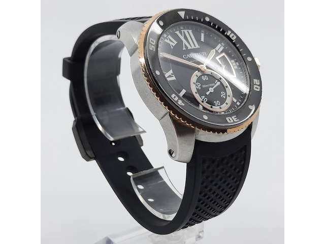 Heren polshorloge, cartier, calibre de cartier divers watch 3729 - afbeelding 23 van  24