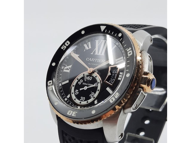 Heren polshorloge, cartier, calibre de cartier divers watch 3729 - afbeelding 24 van  24