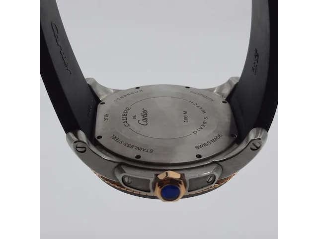 Heren polshorloge, cartier, calibre de cartier divers watch 3729 - afbeelding 6 van  24