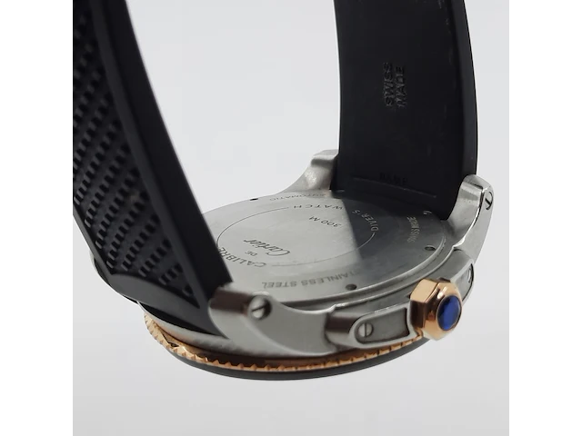 Heren polshorloge, cartier, calibre de cartier divers watch 3729 - afbeelding 7 van  24