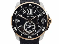 Heren polshorloge, cartier, calibre de cartier divers watch 3729