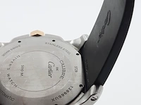 Heren polshorloge, cartier, calibre de cartier divers watch 3729 - afbeelding 13 van  24