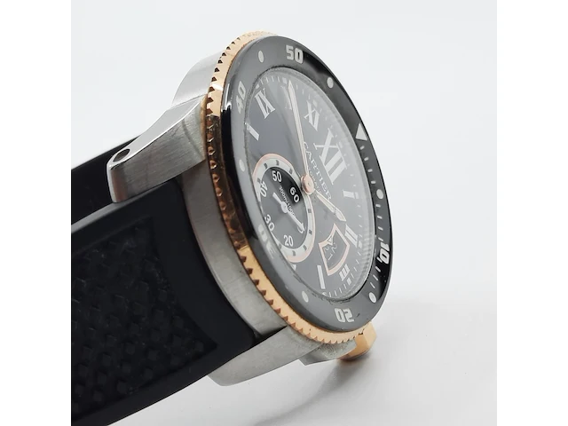 Heren polshorloge, cartier, calibre de cartier divers watch 3729 - afbeelding 15 van  24