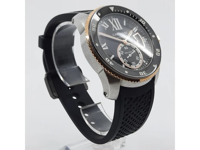 Heren polshorloge, cartier, calibre de cartier divers watch 3729 - afbeelding 23 van  24