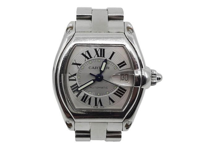 Heren polshorloge, cartier, roadster 2510 - afbeelding 1 van  34