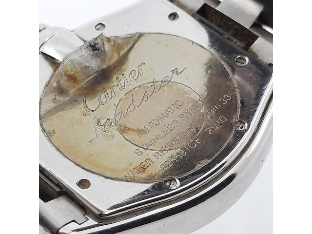 Heren polshorloge, cartier, roadster 2510 - afbeelding 14 van  34