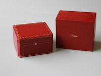 Heren polshorloge, cartier, ronde solo de cartier, witte wijzerplaat, ca. 2015 - afbeelding 10 van  11