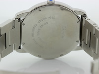 Heren polshorloge, cartier, ronde solo de cartier, witte wijzerplaat, ca. 2015 - afbeelding 7 van  11