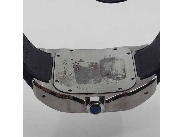 Heren polshorloge, cartier, santos 100, 2656 - afbeelding 20 van  32
