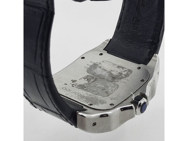 Heren polshorloge, cartier, santos 100, 2656 - afbeelding 21 van  32