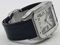 Heren polshorloge, cartier, santos 100, 2656 - afbeelding 22 van  32
