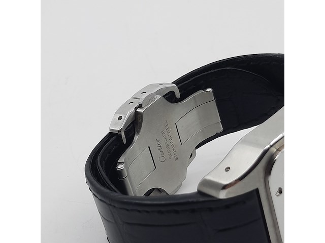 Heren polshorloge, cartier, santos 100, 2656 - afbeelding 23 van  32