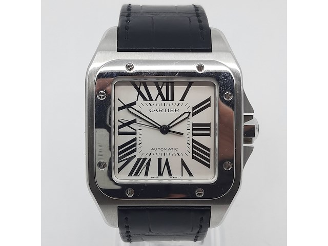 Heren polshorloge, cartier, santos 100, 2656 - afbeelding 2 van  32