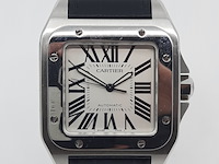 Heren polshorloge, cartier, santos 100, 2656 - afbeelding 2 van  32