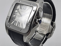Heren polshorloge, cartier, santos 100, 2656 - afbeelding 3 van  32