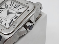 Heren polshorloge, cartier, santos 100, 2665 - afbeelding 3 van  19