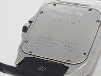 Heren polshorloge, cartier, santos 100, 2665 - afbeelding 6 van  19