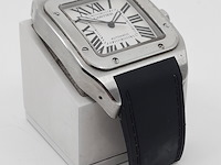 Heren polshorloge, cartier, santos 100, 2665 - afbeelding 19 van  19